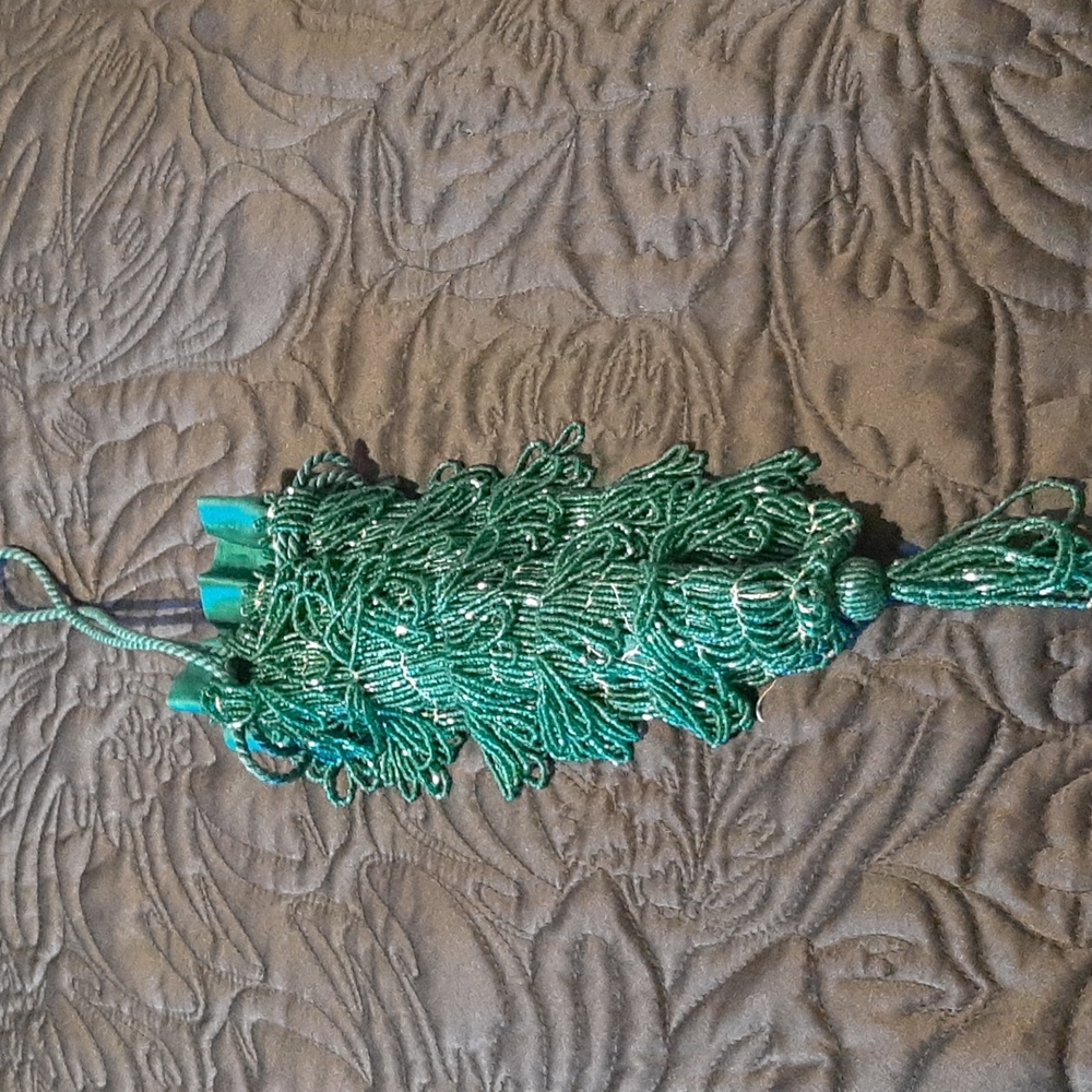 VINTAGE Handmade beaded flapper bag